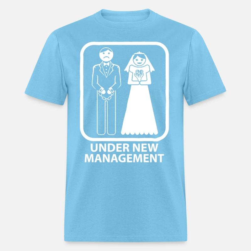 Under new management funny mens bachelor party wed