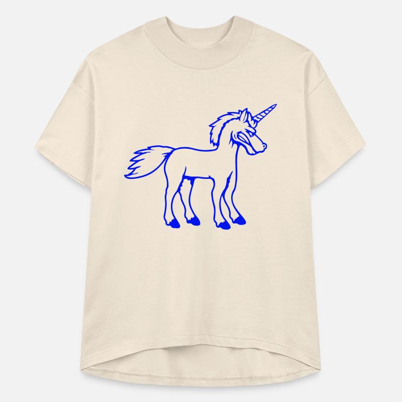 Unicorn Evil Angry Attack Gnashing teeth Bad Mood