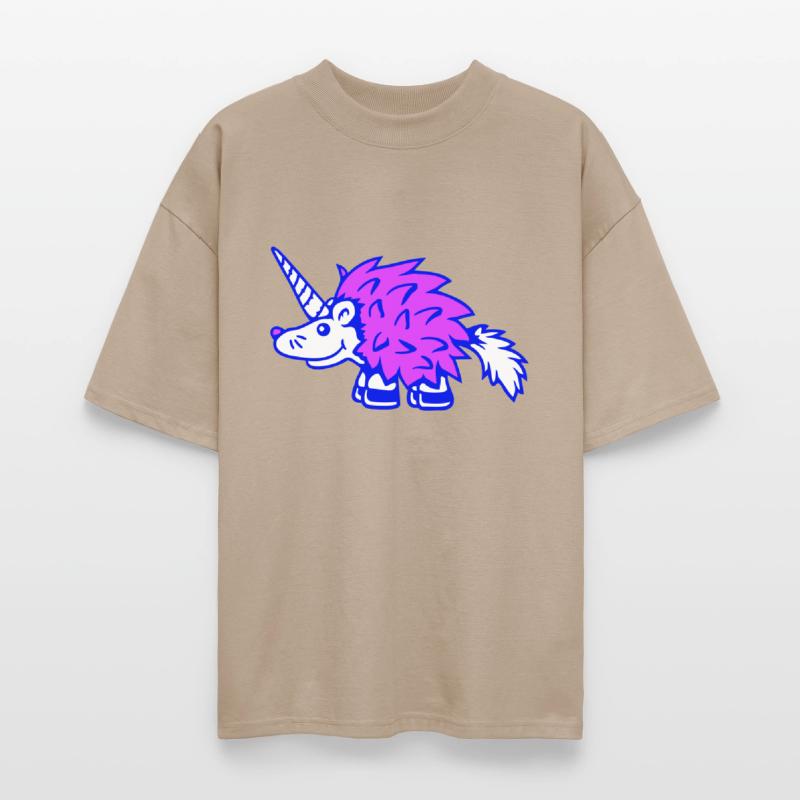 Unicorn Hedgehog Animal Cute Pink Hybrid Creature