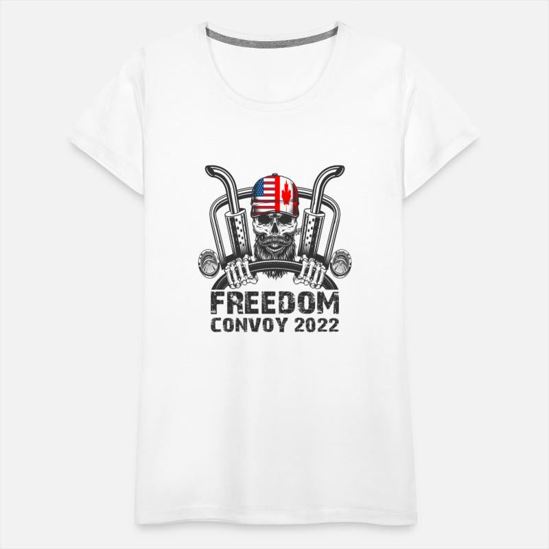 Usa American Flag Canada Flag Truckers Freedom