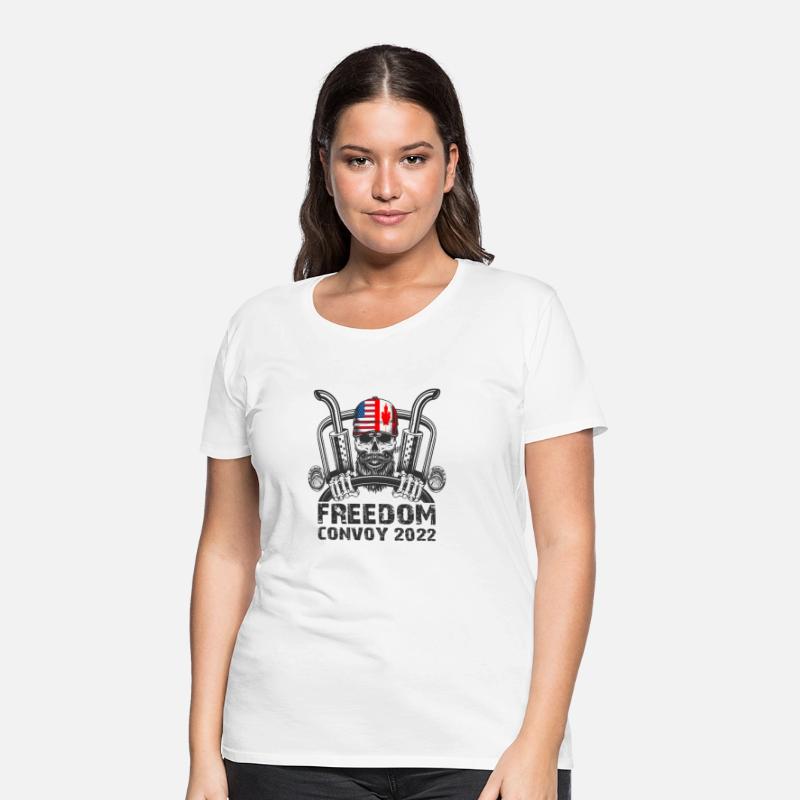 Usa American Flag Canada Flag Truckers Freedom