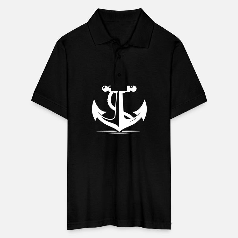 Vintage Old Anchor With Thick Rope