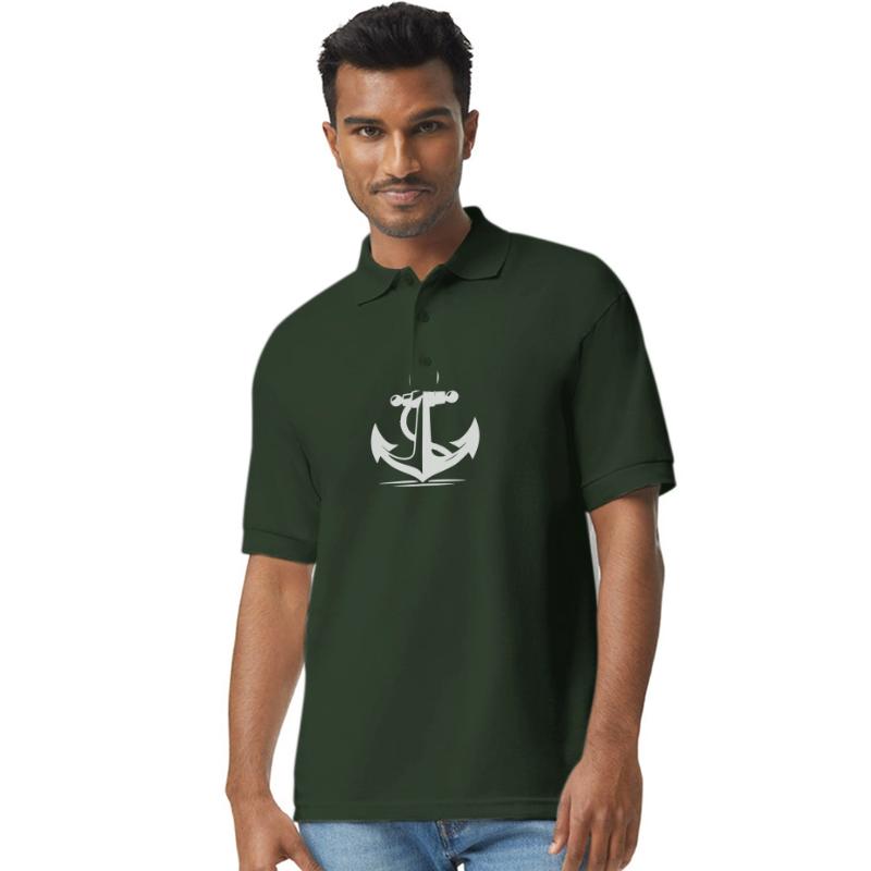 Vintage Old Anchor With Thick Rope