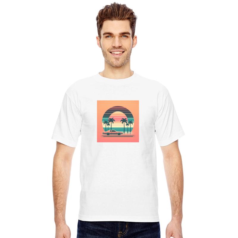 Vintage Retro Sunset