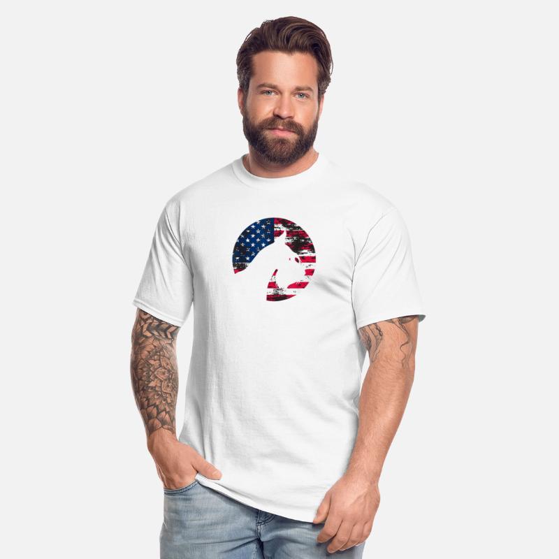 Vintage Schnauzer American Flag