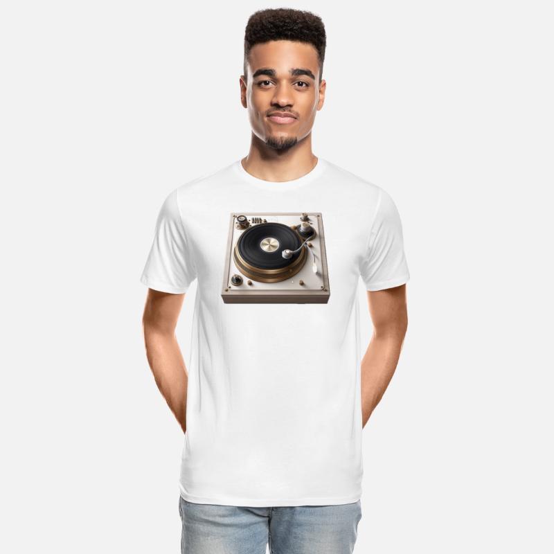 Vintage Turntable in Action