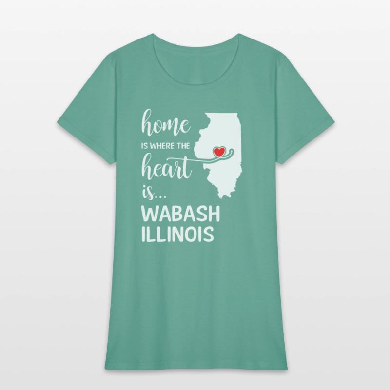 Wabash County Illinois Is Where My Heart Is Gift