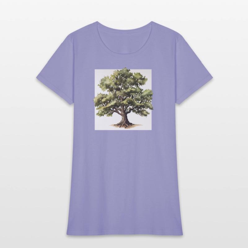 Watercolor Oak Tree Printable Art