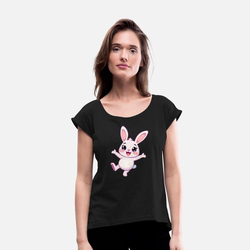 Whimsical Bunny with Sparkling Eyes