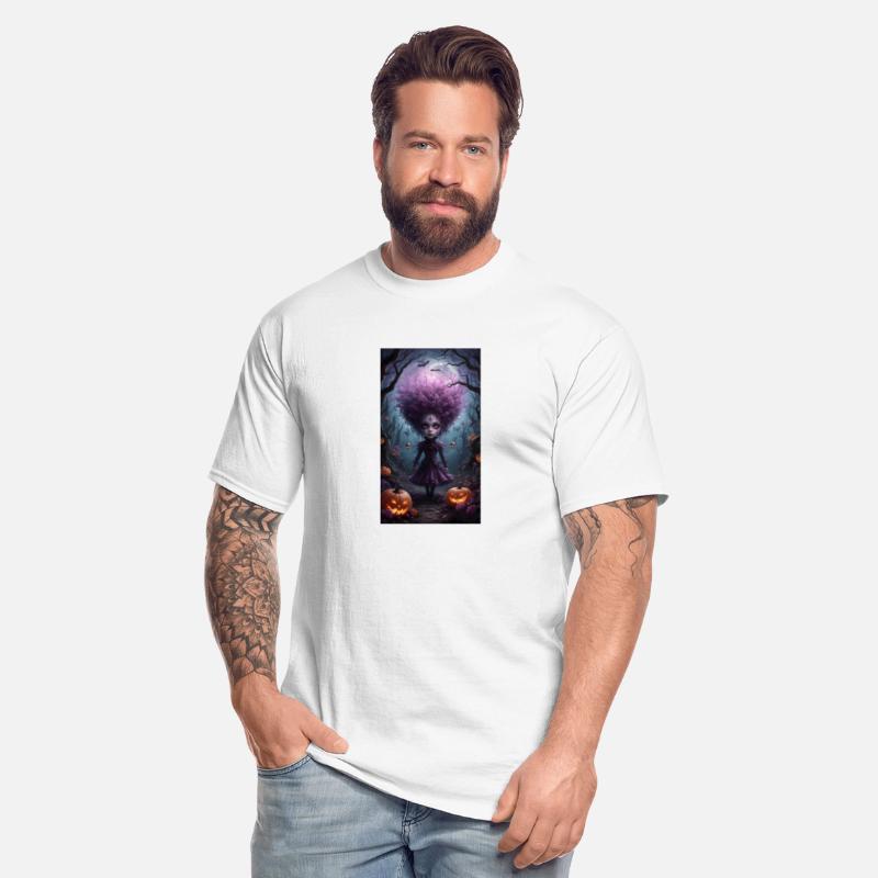 Whimsical Gothic Doll in Enchanted Forest