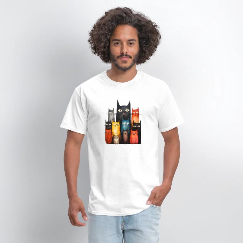 Whimsy Cats: A Playful Family of Colorful Felines