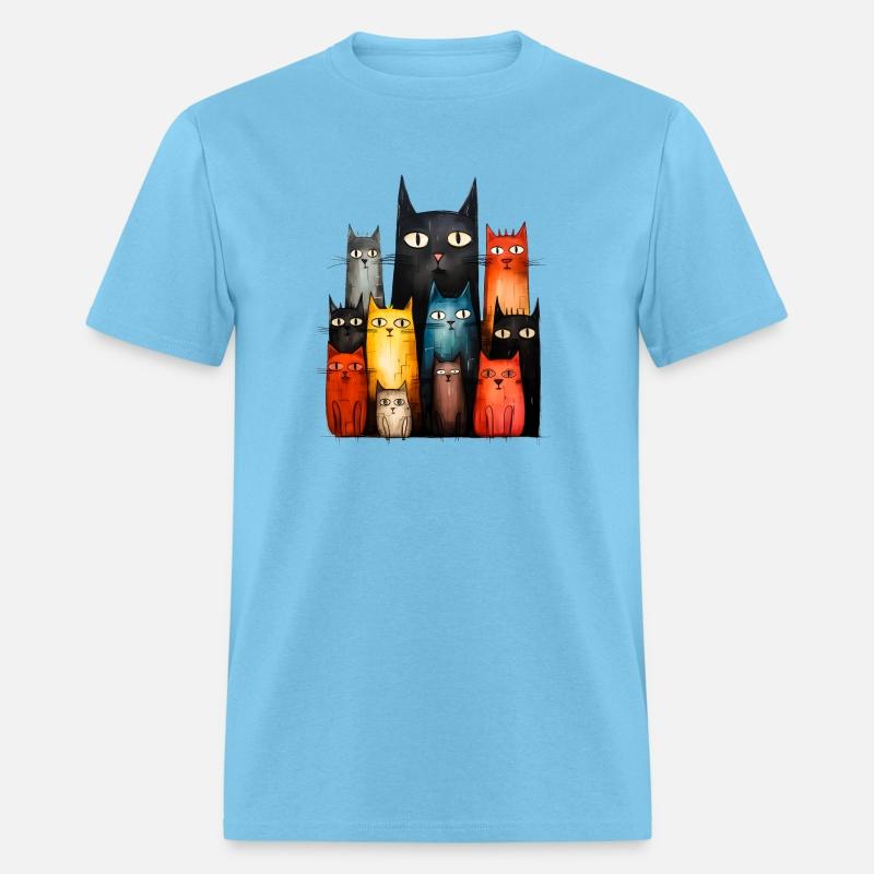 Whimsy Cats: A Playful Family of Colorful Felines