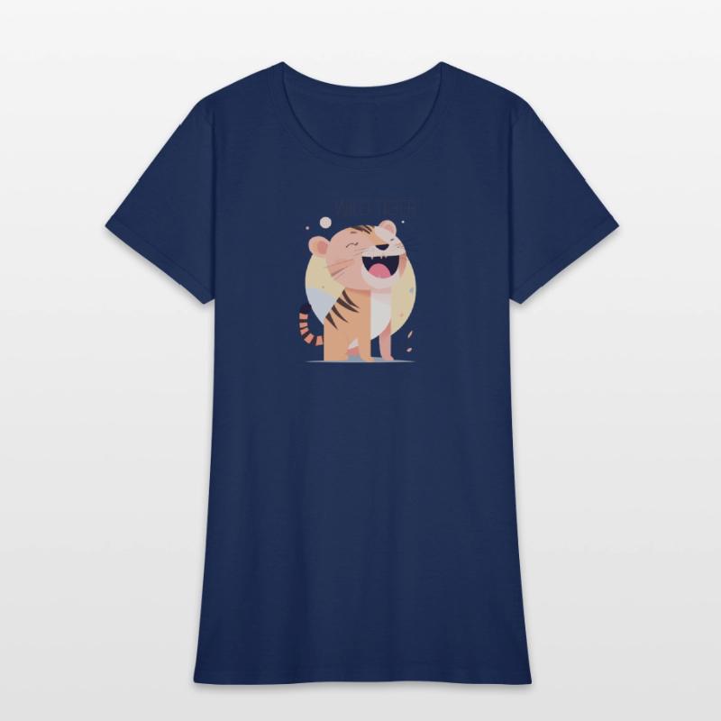 Wild Tiger roar Bauhaus Style