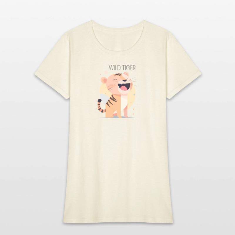 Wild Tiger roar Bauhaus Style