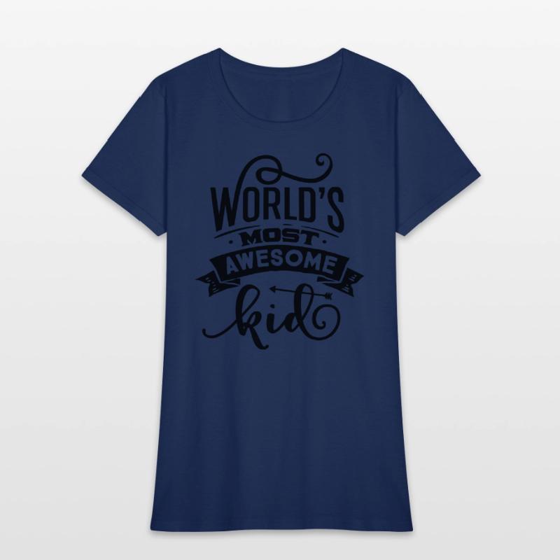World s most awesome kid tshirt design