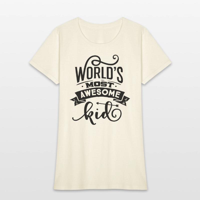 World s most awesome kid tshirt design