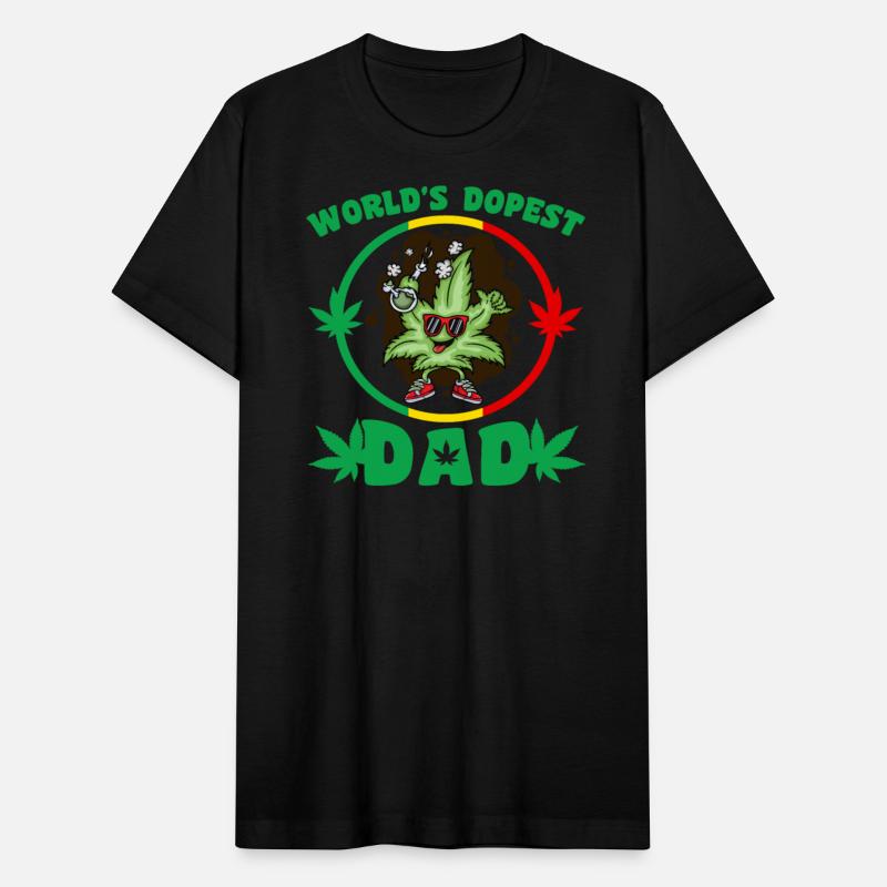 World's Dopest Dad Cannabis Father Weed Pothead