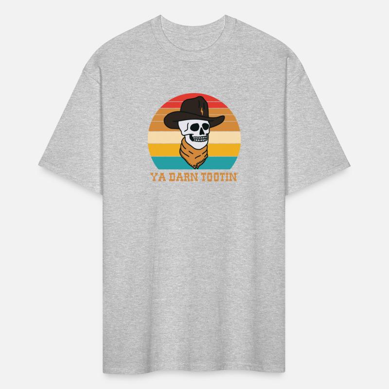 Ya Darn Tootin' Cow Skeleton Sunset