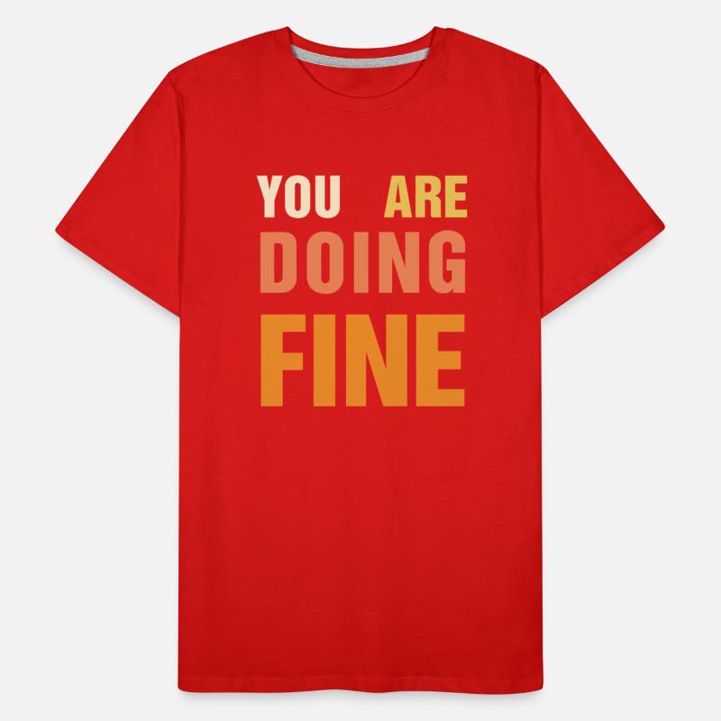 You Are Doing Fine – Uplifting Message Design