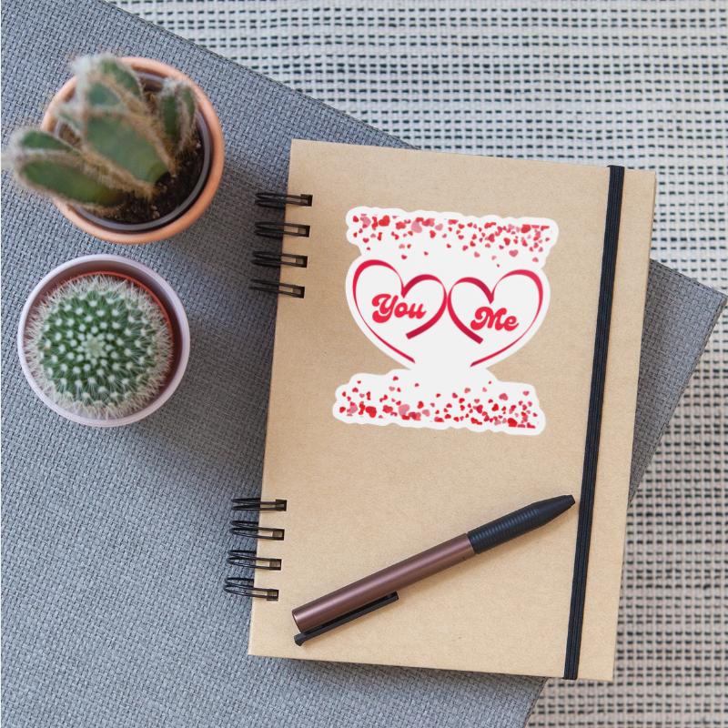 You & Me – Romantic Love Hearts