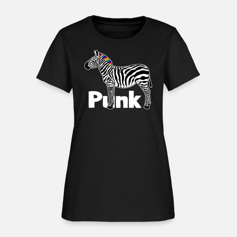 Zebra Punk Rock Music Mohawk Haircut Animal Humor